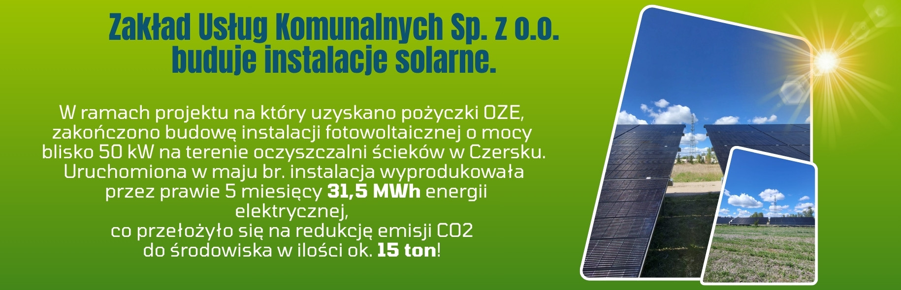 Instalacje solarne